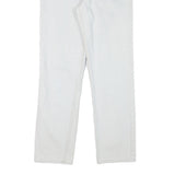 DOUGLAS Mens White Cotton Blend Regular Fit Straight Denim Jeans W27 L30