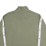 TOMMY HILFIGER Mens Green Crew Neck S Logo Tape Detail Sweatshirt