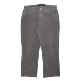 CALVIN KLEIN JEANS Womens Cotton Blend Grey Regular Straight Trousers W34 L26