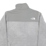 THE NORTH FACE Womens Grey Fleece Track Jacket M Polyester Blend Zip Outdoor