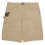 WRANGLER Mens Shorts Beige XL W36 Casual Cargo Multiple Pockets Durable