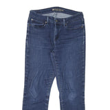 LEVI'S Womens Slim Blue Denim Medium Zip W29 L26 Stretch Skinny Jeans