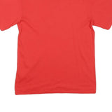 NISHI Mens Red National Sports Festival Graphic T-Shirt L Short Sleeve Crew Neck