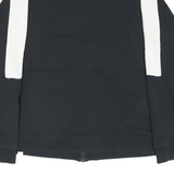 PUMA Womens Black & White Casual Zip Jacket XL Cotton Blend Plain Classic Fit