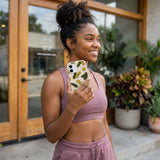 Seashell In a Pickle iPhone 15 Case - Lifestyle photo showing phone case in use