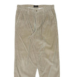 BILLBLASS Mens Cotton Blend Beige Regular Fit Straight Leg Trousers W31 L31