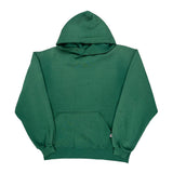 Soft Fade Made In USA Russell Athletic Hoodie - Large Green Cotton