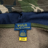 Age 7 Polo By Ralph Lauren Camo Hoodie - Small Camo Cotton