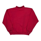 Laguna Beach Crazy Shirt Collared 1/4 Zip - Small Red Cotton