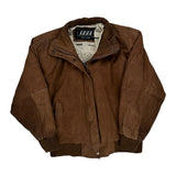Izzi Suede Jacket - Small Brown Suede