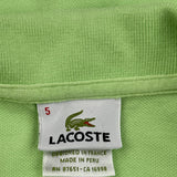 Lacoste Polo Shirt - Large Green Cotton