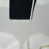 Plaid Pocket Detail Red Ape Denim Shorts - 34W 12L Dark Wash Denim