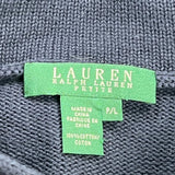 Ralph Lauren Petite Sweater - Large Navy Cotton