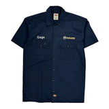 Walker Dickies Short Sleeve Shirt - Small Navy Cotton