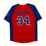 Phillies Majestic Mlb Jersey - XL Blue Polyester
