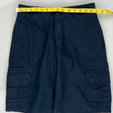 Dickies Cargo Shorts - 30″ Waist Navy Polyester Blend