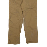 DICKIES Mens Regular Fit Beige Cotton Blend Zip Jeans W36 L29 Casual Workwear