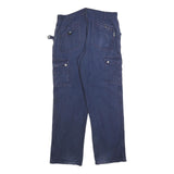 HELLY HANSEN Mens Relaxed Navy Blue Cargo Utility Trousers W36 L32 Workwear