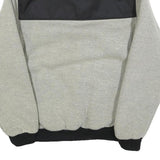 ATRIUM Mens Grey & Black Pullover Jacket XL Polyester Blend Contrast Panels Zip