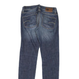 G-STAR Womens Jeans Blue Regular Skinny Denim Medium W28 L30 Stylish Detail
