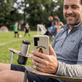 London Fog Defend the Parks Samsung Galaxy S25 Case - Lifestyle photo showing phone case in use