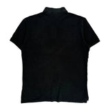 Polo By Ralph Lauren Slim Fit Polo Shirt - Large Black Cotton