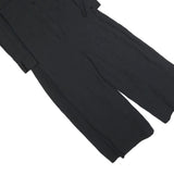 POLO RALPH LAUREN Womens Black Playsuit Cotton Blend S Button Up Casual Wear