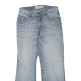 DICKIES Womens Regular Fit Light Blue Denim Jeans W30 L28 Zip Closure