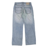 DICKIES Womens Regular Fit Light Blue Denim Jeans W30 L28 Zip Closure