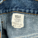 Levis Denim Shorts - 31W 3L Dark Wash Cotton