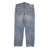 LEVI'S 505 Mens Jeans Blue Regular Straight Denim Medium W36 L29 Classic Fit Zip