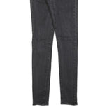 LEVI'S Mens Slim Black Denim Slim Jeans W32 L36 Stretch Cotton Blend