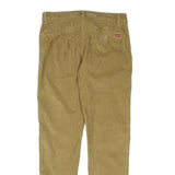 LEVI'S Womens Cotton Blend Beige Regular Straight Trousers W30 L30 Comfortable