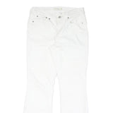 LEVI'S Womens White Regular Fit Bootcut Denim Jeans Cotton W30 L30 Stylish