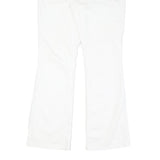 LEVI'S Womens White Regular Fit Bootcut Denim Jeans Cotton W30 L30 Stylish