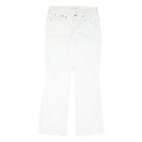 LEVI'S Womens White Regular Fit Bootcut Denim Jeans Cotton W30 L30 Stylish