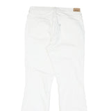 LEVI'S Womens White Regular Fit Bootcut Denim Jeans Cotton W30 L30 Stylish