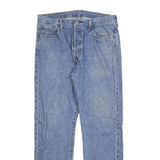 LEVI'S 501 Mens Jeans Blue Regular Straight Denim Medium W34 L32 Classic Cotton
