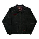American Flag Patch Choko Snap On Jacket - XL Black Cotton