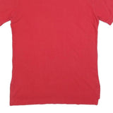 POLO RALPH LAUREN Mens Red Polo Shirt Short Sleeve Plain S Cotton Blend