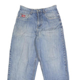 DICKIES Mens Regular Blue Denim Jeans W30 L28 Classic Cotton Blend Zip