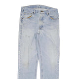 CARHARTT Mens Regular Blue Denim Light Jeans W34 L34 Classic Zip Pockets