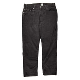505 Levis Cord Trousers - 38″ Waist Black Cotton Blend