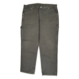 Dickies Double Knee Carpenter Trousers - 36W 30L Grey Cotton