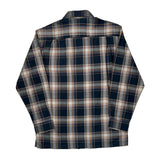 Dickies Checked Flannel Shirt - Medium Brown Cotton Blend