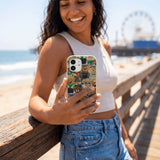 London Fog Unbearably Cute iPhone 15 Case - Lifestyle photo showing phone case in use