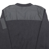 PROTECTAS Mens Grey Utility Fashion Jumper Patch Crew Neck Basic Knit S Workwear