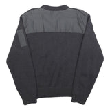PROTECTAS Mens Grey Utility Fashion Jumper Patch Crew Neck Basic Knit S Workwear