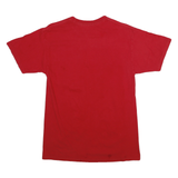 POETIC JUSTICE Mens Red Graphic T-Shirt M Short Sleeve Crew Neck Urban Style