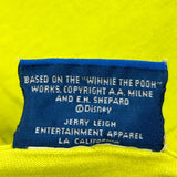 Winnie The Pooh Disney Cartoon T-Shirt - Medium Yellow Cotton